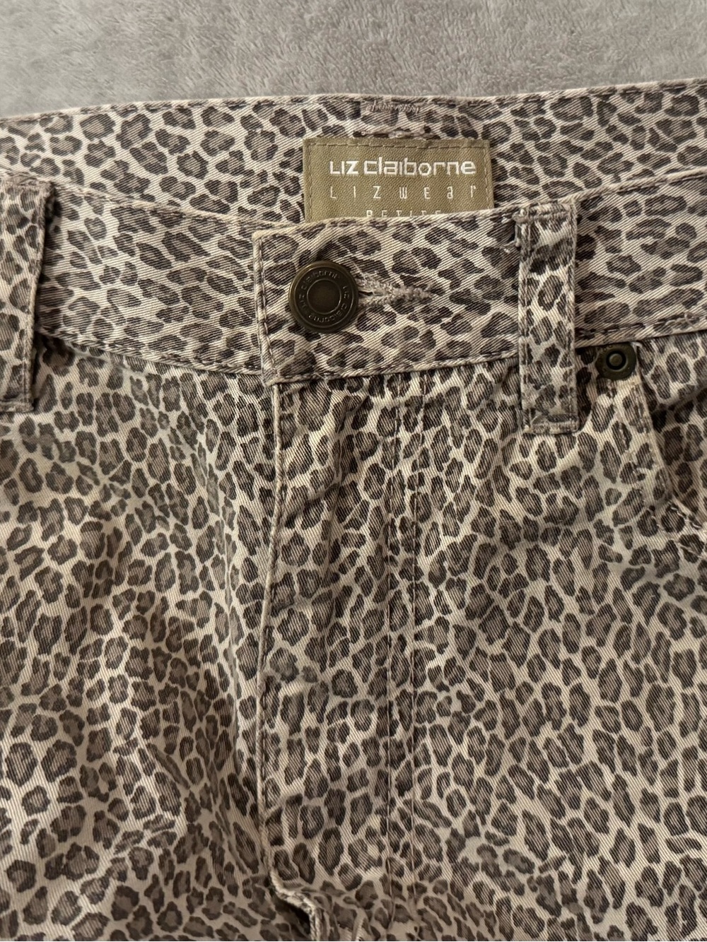 Leopard Skinny Pants